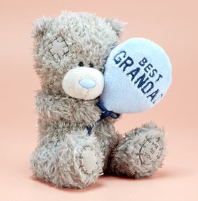 Carte Blanche Greetings Ltd Npp Grey/Blue Tatty Teddy Best Grandad Bear