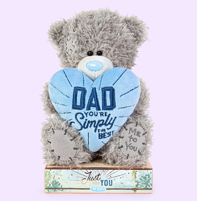 Carte Blanche Greetings Ltd Npp Grey/Blue Tatty Teddy Dad Bear