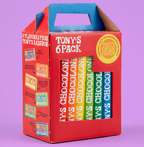 Tony's Chocolonely Npp Dark/Cream/White Tony's Chocolonely Rainbowpack
