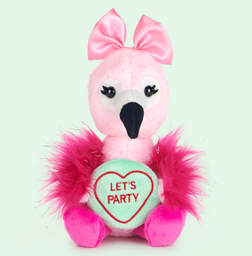 Posh Paws Npp Swizzels Flamingo Lets Party Soft Toy