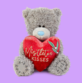Carte Blanche Greetings Ltd Npp Red/Gold Mistletoe Kisses Tatty Teddy