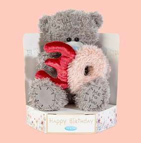 Carte Blanche Greetings Ltd Npp Cream/Gold 30Th Birthday Tatty Teddy Bear