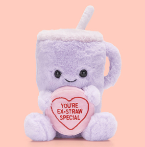 Posh Paws Npp Purple/Pink Swizzles Ex-Straw Special Soft Toy