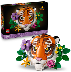 LEGO LEGO® Art The Fauna Collection – Tiger Housewarming Gift for a New Home 31217 - Image 7