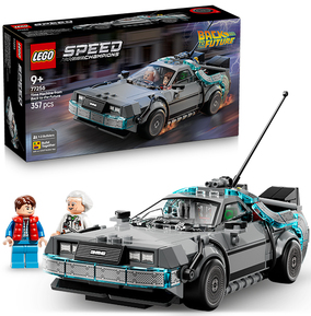 Lego Unisex Orange/Brown Speed Champions Time Machine From Back To The Future 77256 - Image 44