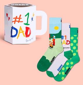 Happy Socks Npp Dark/Green No.1 Dad Socks Gift Set