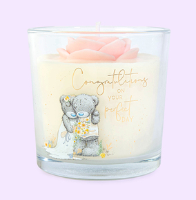 Carte Blanche Greetings Ltd Npp Light/Pink/Cream Tatty Teddy Congratulations Candle