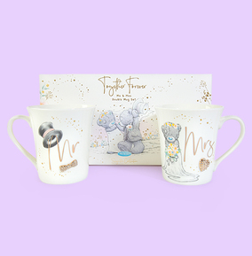 Carte Blanche Greetings Ltd Npp Tatty Teddy Mr And Mrs Mug Set