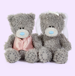 Carte Blanche Greetings Ltd Npp Grey Mr And Mrs Tatty Teddy Gift Set