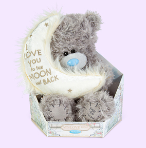 B&Q -  Tatty Teddy 'love You To The Moon And Back' 19Cm High Presented On Premium Gift Plinth Signature Collection - Image 3