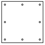 8 œillets