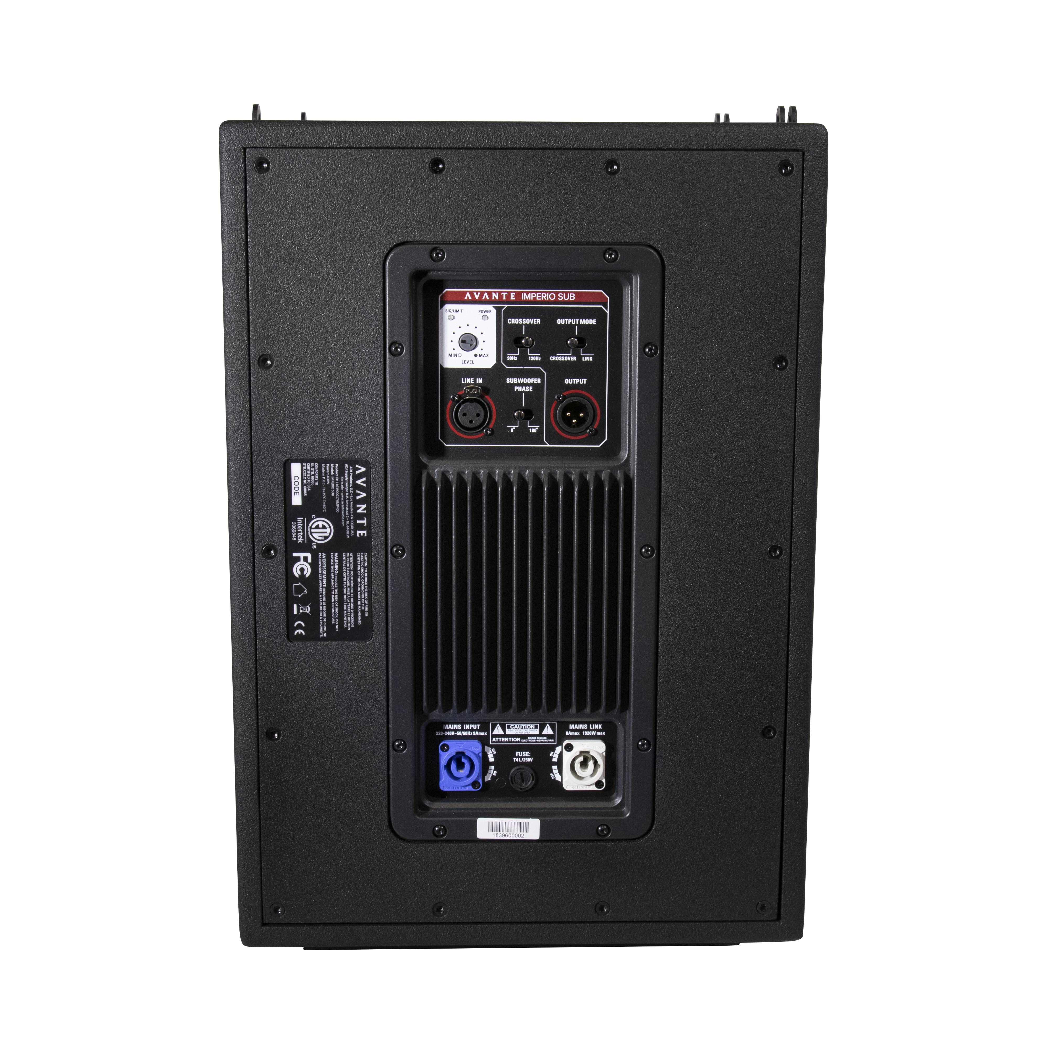 Imperio Sub - Avante - Products - ADJ Group