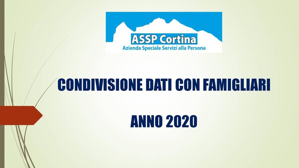 Immagine: Pubblicati i risultati questionari anno 2020 e presentazione servizi Assp Cortina