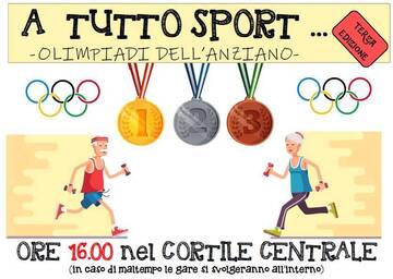 A TUTTO SPORT...TORNANO LE OLIMPIADI DELL'ANZIANO 