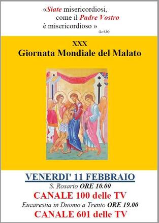 S. ROSARIO IN OCCASIONE DELLA GIORNATA MONDIALE DEL MALATO