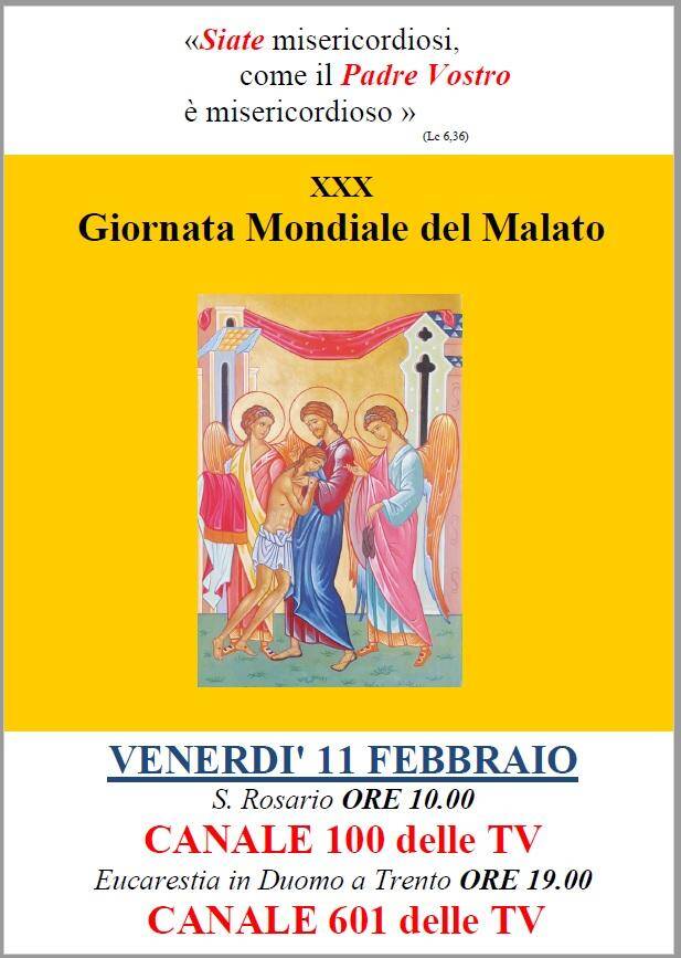 Immagine: S. ROSARIO IN OCCASIONE DELLA GIORNATA MONDIALE DEL MALATO