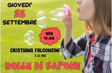 SPETTACOLO DI BOLLE DI SAPONE