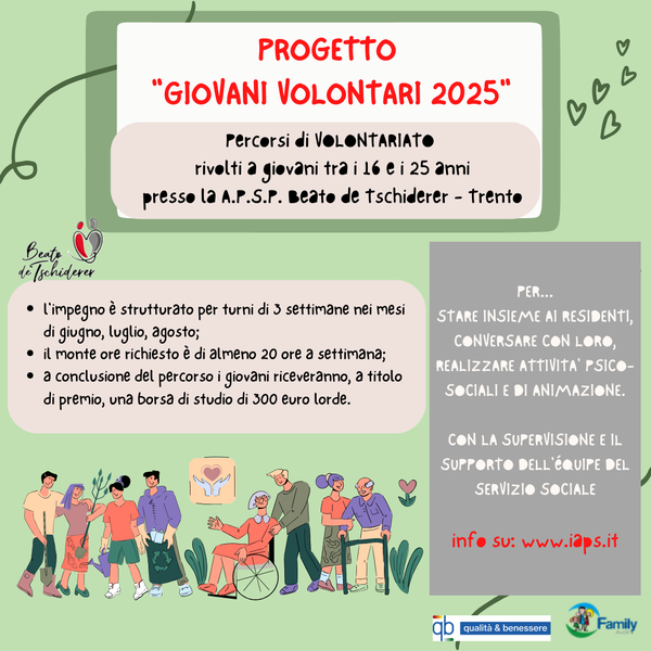 PROGETTO GIOVANI VOLONTARI 2025