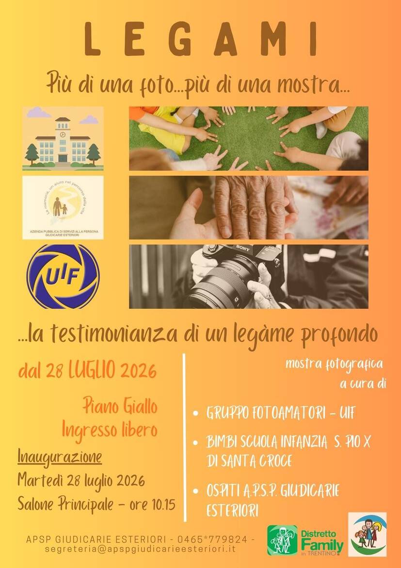 Immagine: LEGAMI - Mostra fotografica in APSP
