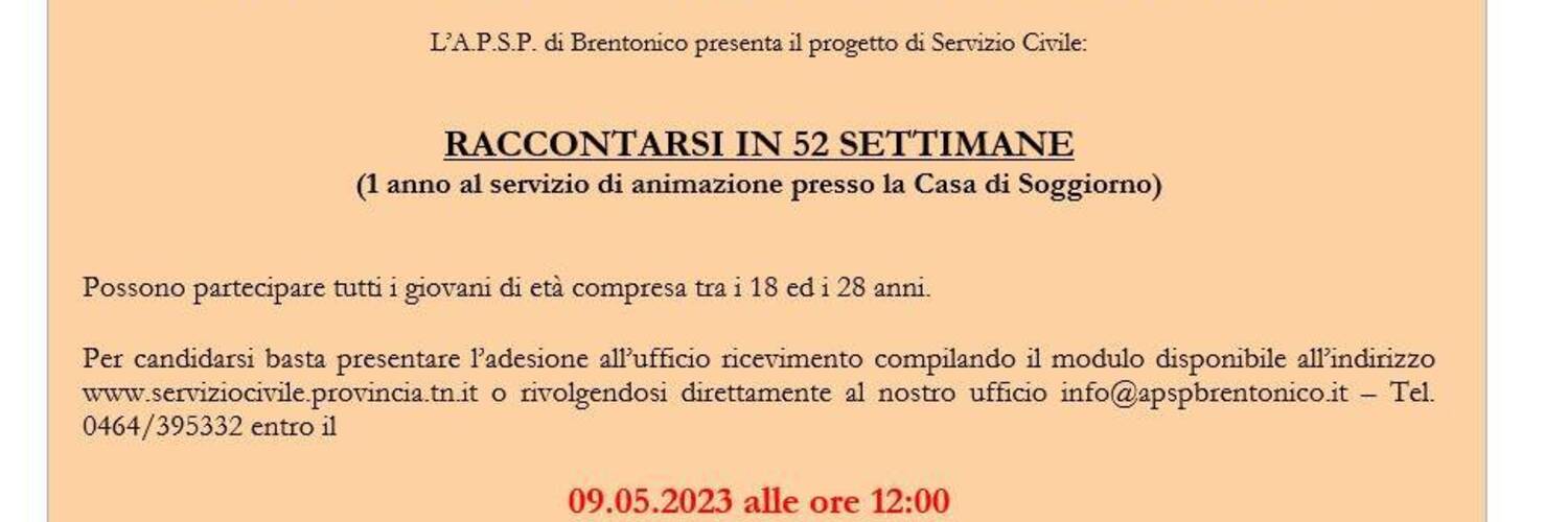 SERVIZIO CIVILE