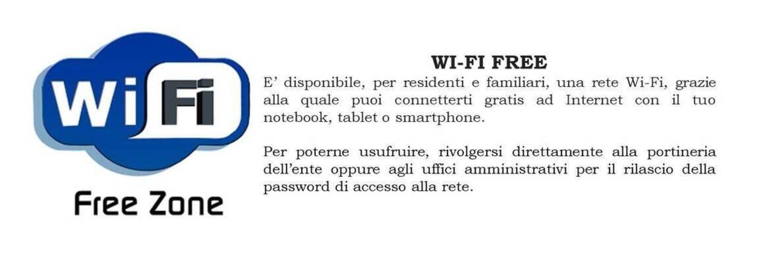 Attivazione rete wi-fi residenti e familiiari