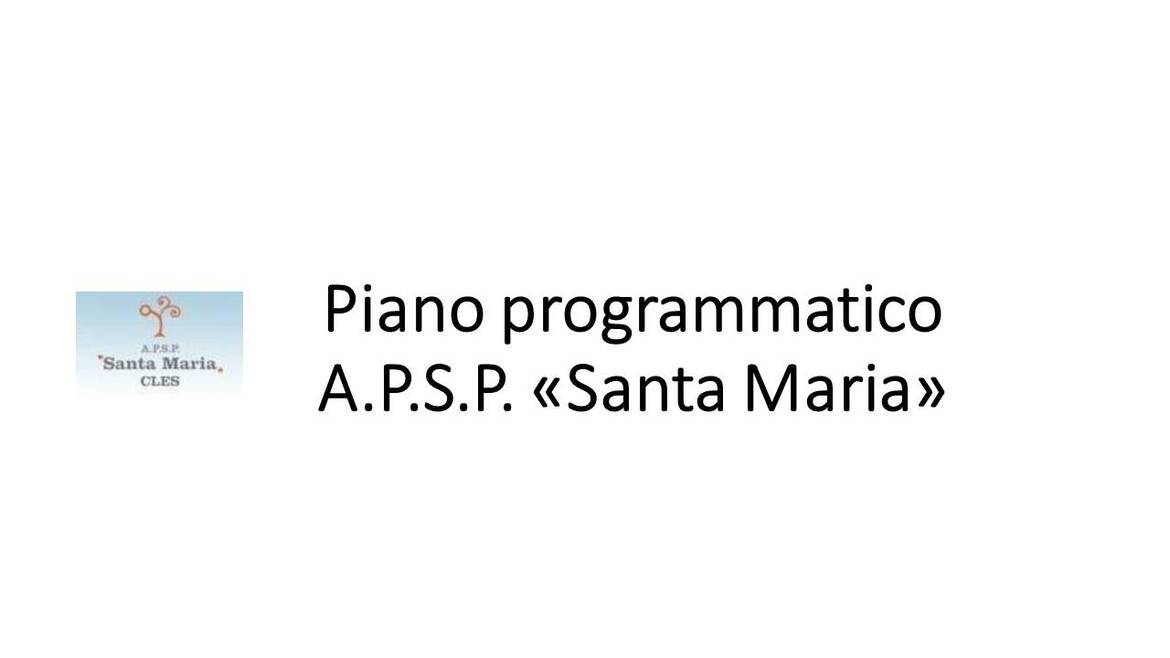 Immagine: Piano programmatico
