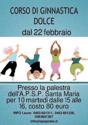 Corso di ginnastica dolce