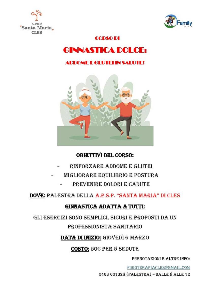 Immagine: Corso di ginnastica dolce aperto a tutti inizio 6 marzo 2025