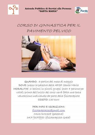 CORSO DI GINNASTICA PER IL PAVIMENTO PELVICO