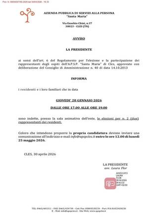 Immagine: Elezioni rappresentanti residenti 28 maggio - candidature entro il 25 maggio