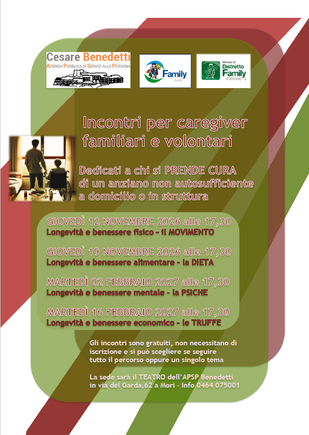 Immagine: nov.2026 feb.2027 Incontri per caregiver familiari e volontari