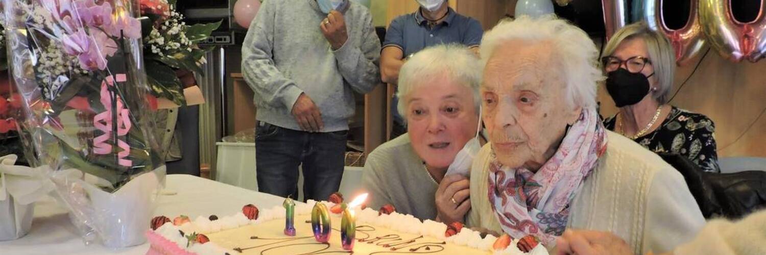 Abbiamo festeggiato i 100 anni della signora Bruna