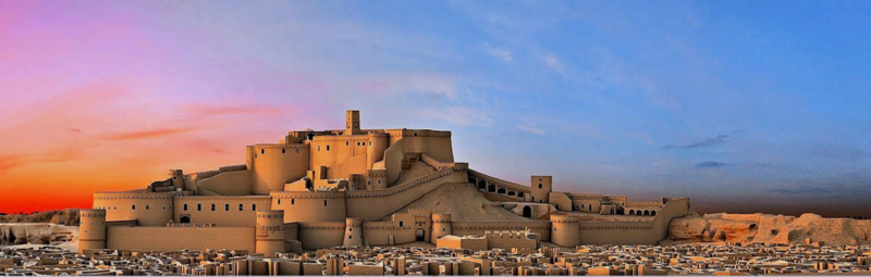 Immagine: La cittadella di Arg-é Bam sulla via della seta in Iran prima del terremoto del 2003