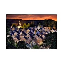 Immagine: Una notte a Freudenberg nel land Renania Settentrionale-Vestfalia in Germania