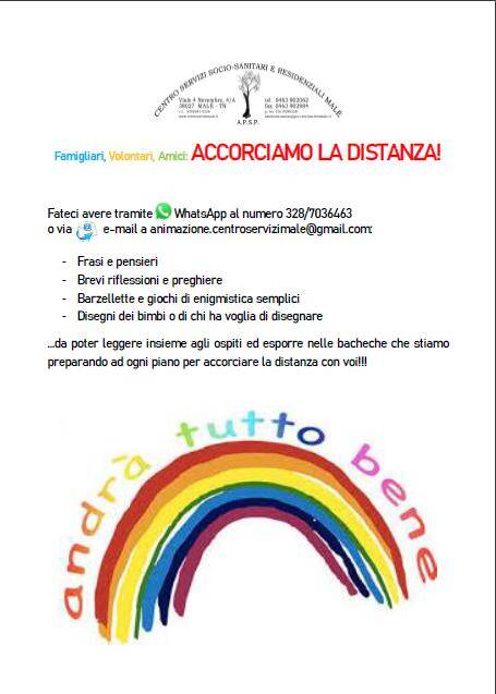 Immagine: INIZIATIVA "ACCORCIAMO LA DISTANZA"