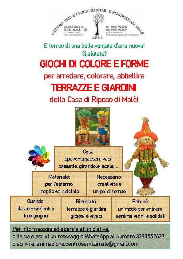 Immagine: INIZIATIVA "GIOCHI DI COLORE E FORME PER ARREDARE TERRAZZE E GIARDINI"