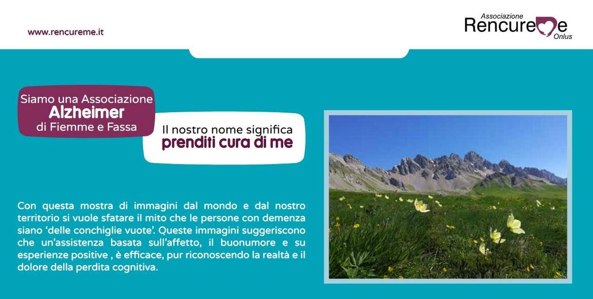 Immagine: Mostra fotografica “Non vedo più il mio sentiero” - Ass. Rencureme - dal 5 al 15 settembre 2019