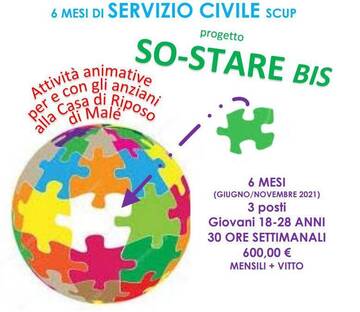 NUOVO PROGETTO SERVIZIO CIVILE GG - ISCRIVITI ENTRO IL 12.05.2021