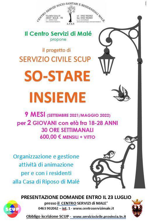 Immagine: NUOVO PROGETTO SERVIZIO CIVILE - ISCRIZIONI ENTRO IL 23 LUGLIO 2021