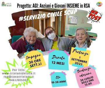 Nuovo progetto SCUP: Agi-Giovani e Anziani Insieme 