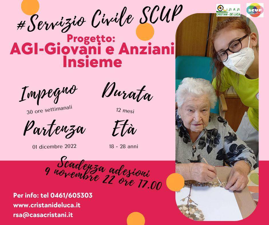 Immagine: Progetto integrale: " AGI – Anziani e Giovani Insieme "