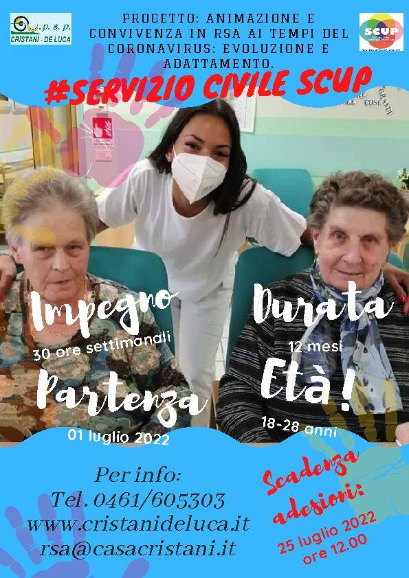 Immagine: Riaperti i termini per aderire al nostro progetto SCUP "Animazione e convivenza in RSA ai tempi del Coronavirus: evoluzione e adattamento".