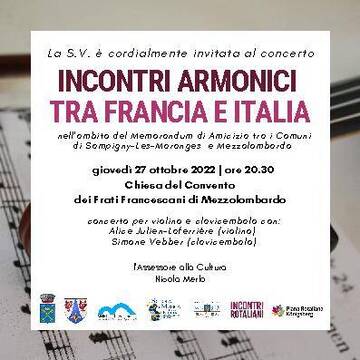 CONCERTO ALLA CHIESA DEL CONVENTO FRATI FRANCESCANI - MEZZOLOMBARDO CONCERTO ALLA CHIESA DEL CONVENTO FRATI FRANCESCANI - MEZZOLOMBARDO