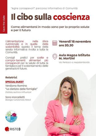 LOCANDINA "IL CIBO SULLA COSCIENZA"  LOCANDINA "IL CIBO SULLA COSCIENZA"