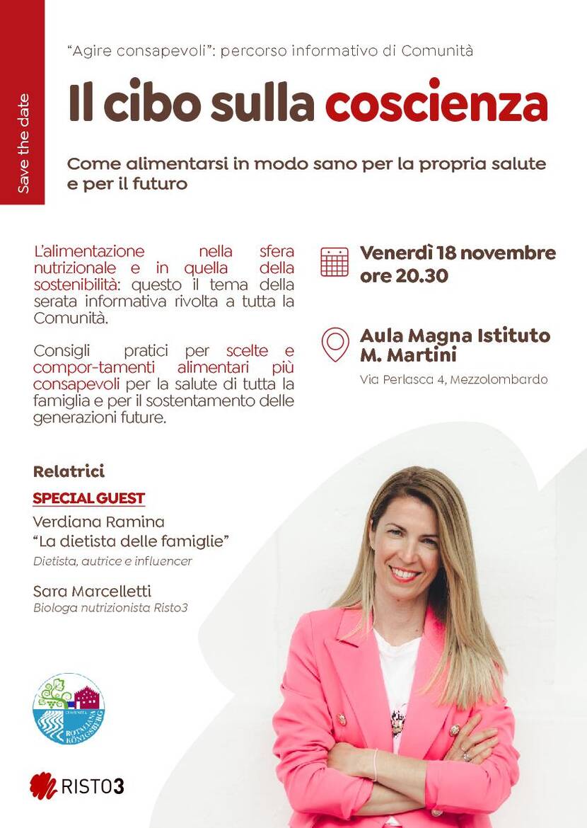 Immagine: LOCANDINA "IL CIBO SULLA COSCIENZA" 