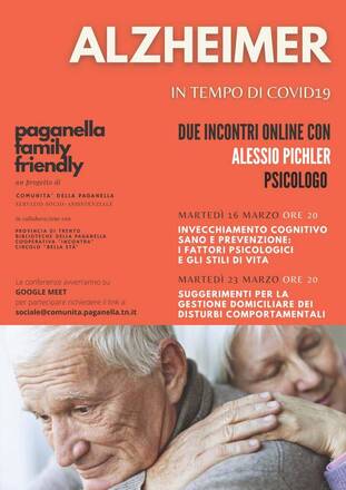 Percorso alzheimer Comunità Paganella Percorso alzheimer Comunità Paganella