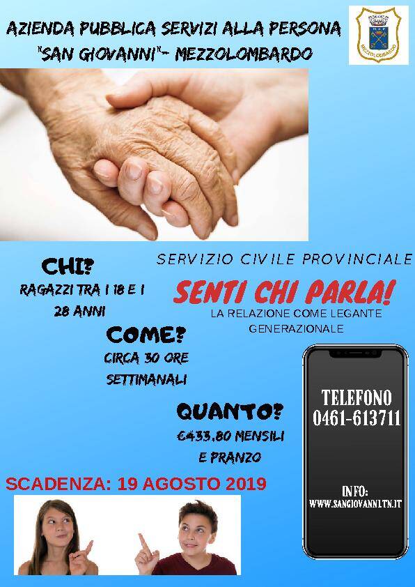 Immagine: PROGETTO SERVIZIO CIVILE