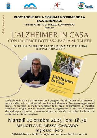 Incontro presentazione libro "L'Alzheimer in casa" 