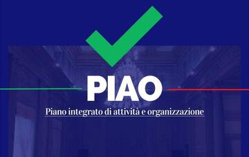 Pubblicazione PIAO Piano integrato di attività e organizzazione 2023 