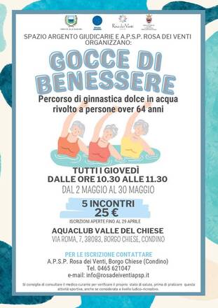 GOCCE DI BENESSERE - Comunità delle Giudicarie